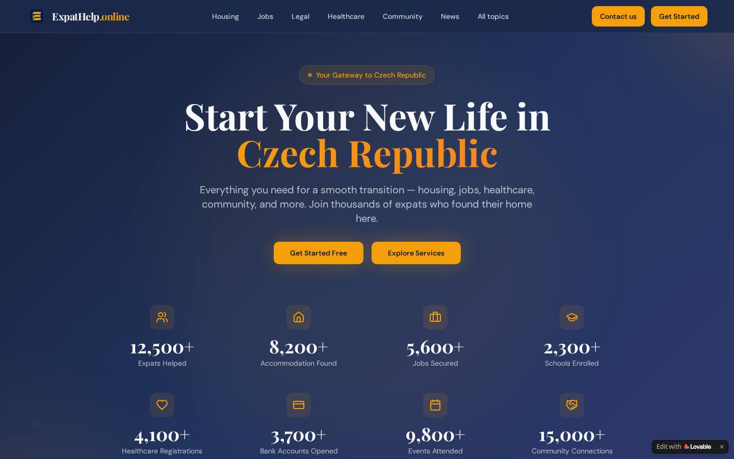 ExpatHelp.online preview
